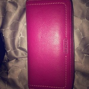 Hot Pink Coach Wallet